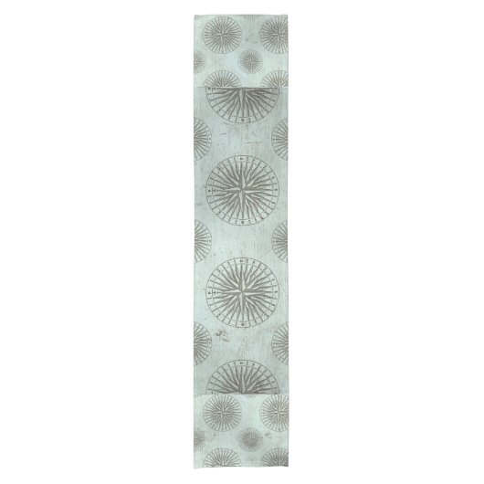  Zee Shanty | Steampunk Compass Ephemera Korte Tafelloper (Voorkant)