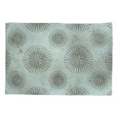 Zee Shanty | Steampunk Compass Ephemera Kussensloop (Achterkant)