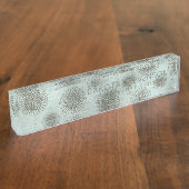 Zee Shanty | Steampunk Compass Ephemera Naambordje (Zijkant)