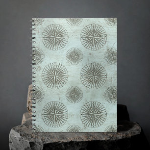  Zee Shanty   Steampunk Compass Ephemera Notitieboek