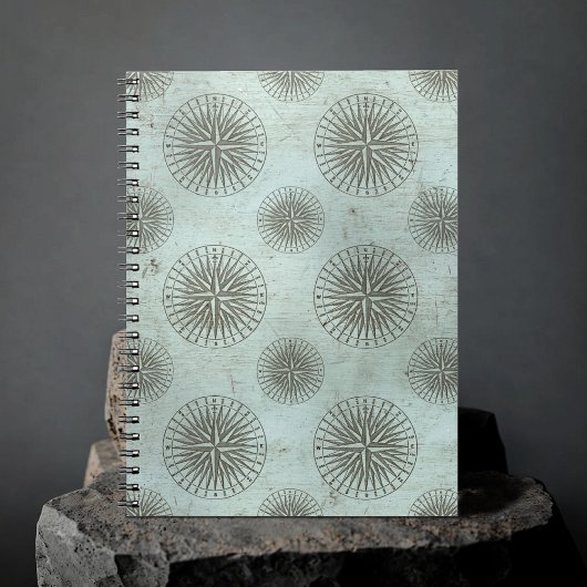  Zee Shanty | Steampunk Compass Ephemera Notitieboek