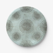  Zee Shanty | Steampunk Compass Ephemera Papieren Bordje (Voorkant)