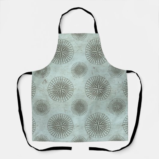  Zee Shanty | Steampunk Compass Ephemera Schort (Voorkant)