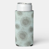 Zee Shanty | Steampunk Compass Ephemera Seltzer Blikjeskoeler (Seltzer Achterkant)