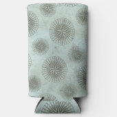 Zee Shanty | Steampunk Compass Ephemera Seltzer Blikjeskoeler (Voorkant)