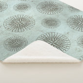  Zee Shanty | Steampunk Compass Ephemera Sherpa Deken (3/4)