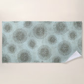  Zee Shanty | Steampunk Compass Ephemera Strandlaken (Voorkant)