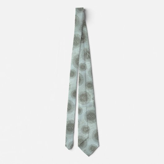  Zee Shanty | Steampunk Compass Ephemera Stropdas (Achterkant)