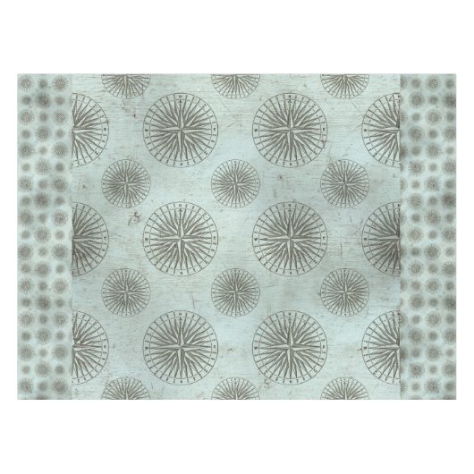  Zee Shanty | Steampunk Compass Ephemera Tafelkleed (Voorkant (Horizontaal))