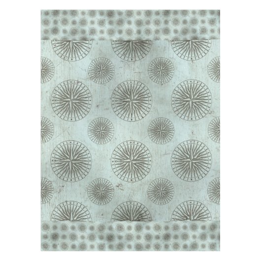  Zee Shanty | Steampunk Compass Ephemera Tafelkleed (Voorkant)