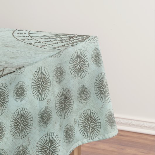 Zee Shanty | Steampunk Compass Ephemera Tafelkleed (Voorbeeld)