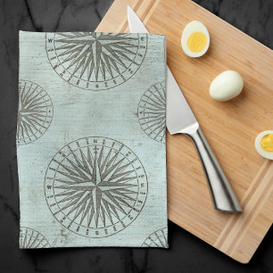  Zee Shanty   Steampunk Compass Ephemera Theedoek