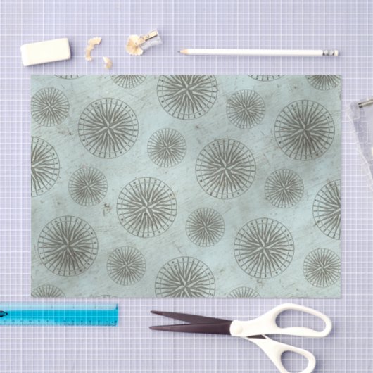  Zee Shanty | Steampunk Compass Ephemera Tissuepapier (Craft)