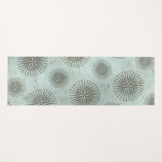  Zee Shanty | Steampunk Compass Ephemera Yogamat (Voorkant (horizontaal))