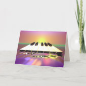 Zee Sharp Piano Keys Kaart (Voorkant)