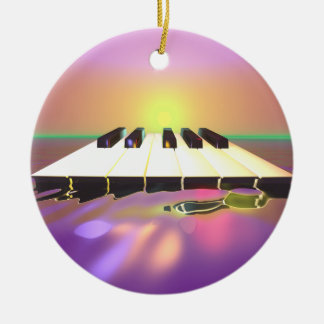 Zee Sharp Piano Keys Keramisch Ornament