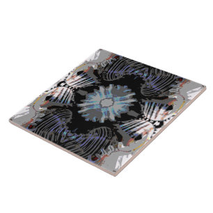 Zee Shell Abstract Patroon Tegeltje