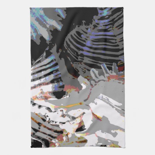 Zee Shell Abstract Theedoek (Verticaal)