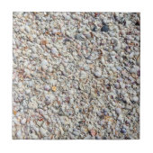 Zee Shell achtergrond oceaanstructuur Tegeltje (Voorkant)