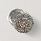 Zee Shell Beach Art Ronde Button 3,2 Cm (Voorkant /achterkant)