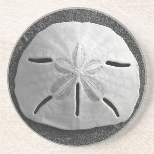 Zee Shell Beach Drink Onderzetter Sand Dollar (Voorkant)