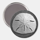 Zee Shell Beach Magnet Sand Dollar (Voorkant / Achterkant)