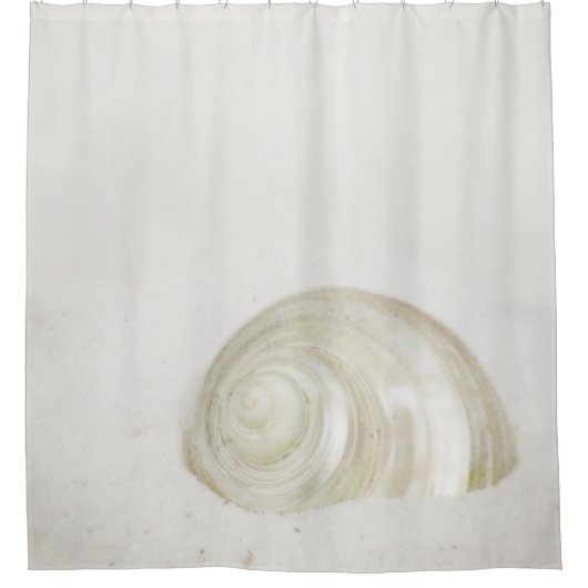 Zee Shell Beach Sand Shower Curtain Douchegordijn (Voorkant)