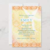 Zee Shell Beach Vrijgezellenfeest Kaart (Achterkant)