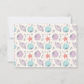 Zee Shell Birthday - dank u kaart (Achterkant)