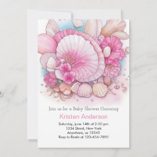 Zee Shell Boho Delight Meisje Baby shower Kaart