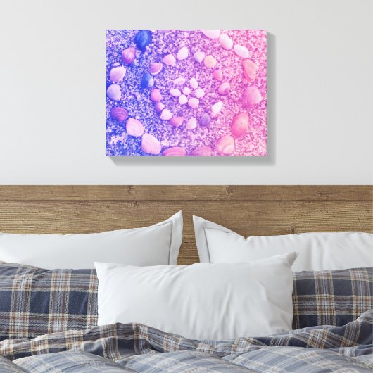 Zee Shell Canvas Art Afdruk (Insitu (Slaapkamer))