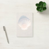 Zee Shell dat op zandstrand wetend Post-it® Notes (Kantoor)