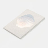 Zee Shell dat op zandstrand wetend Post-it® Notes (Schuin)