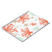 Zee Shell en Starfish Notitieboek van het braadkor (Linkerzijde)