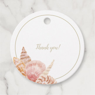 Zee Shell Favor Labels