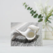 Zee Shell foto zwart-wit Briefkaart (Staand voorkant)