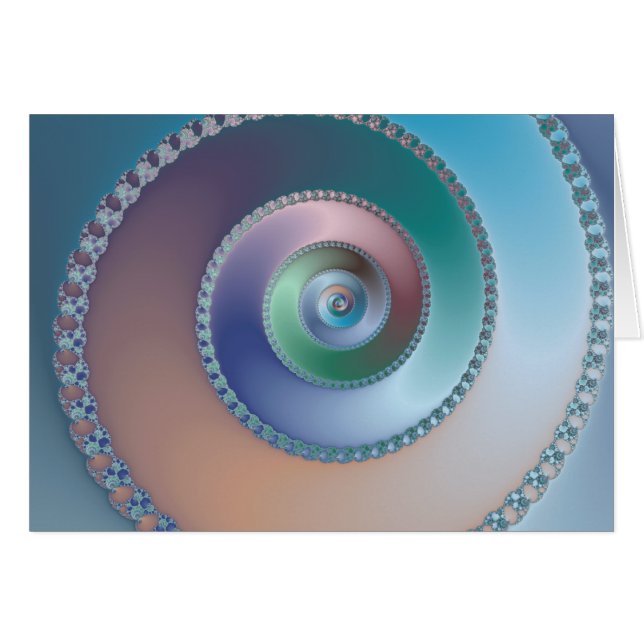 Zee Shell - Fractal Card (Voorkant Horizontaal)