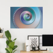 Zee Shell - Fractal Poster (Thuiskantoor)
