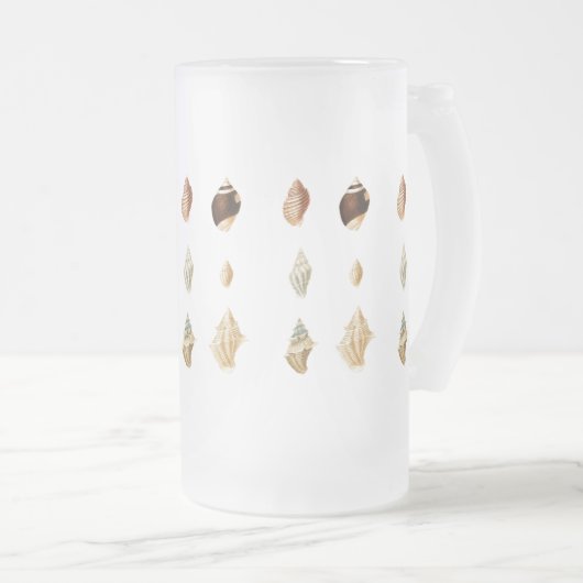Zee Shell Frosted Mok (Voorkant rechts)