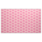 Zee Shell - fuchsia roze en wit Stof (Yard (91,4 cm))