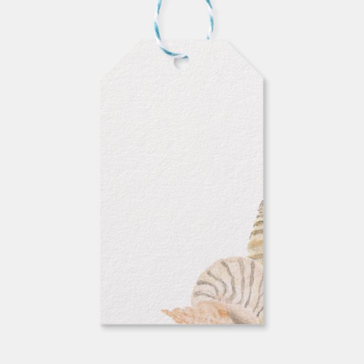 Zee Shell Gift Label Cadeaulabel (Achterkant)