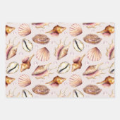 Zee Shell Gift Wrap Inpakpapier Vel (Voorkant 3)
