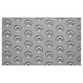 Zee Shell - houtskool grijs en wit Stof (Fat Quarter)