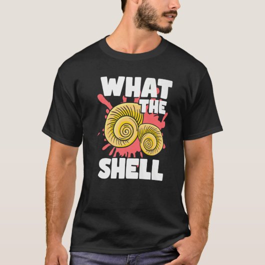 zee shell hunter and Conch Collector seashell jach T-shirt (Voorkant)