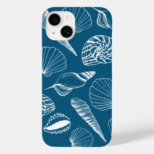 Zee Shell Illustratie Case-Mate iPhone Case (Achterkant)