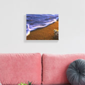 Zee Shell in Surf Zone Canvas Afdruk (Insitu (Woonkamer))