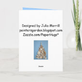 Zee Shell-kerstKaart Feestdagen Kaart (Achterkant)