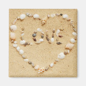 Zee Shell Love Heart Magneet (Voorkant)