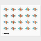 Zee Shell Marketing Ronde Sticker (Vel)