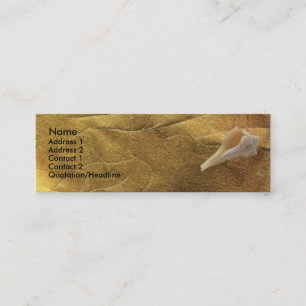 Zee Shell Mini Visitekaartje